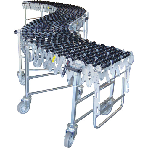 Expandable/Flexible Conveyors, 30" W x 8' 6" L, 226 lbs. per lin. ft. Capacity Rock Safety Industrial Ltd