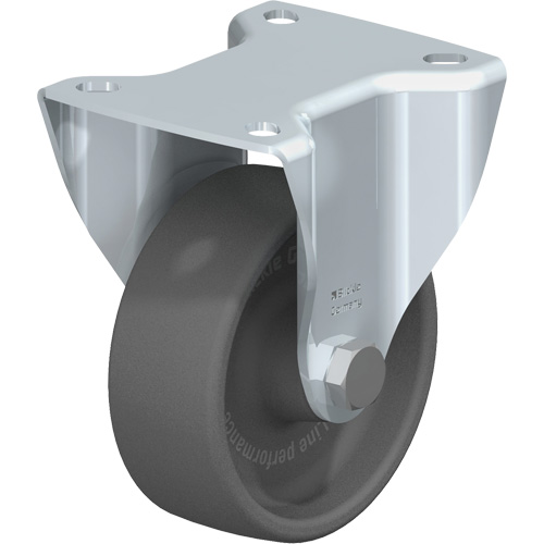 Roulette, Fixe, 4" (101,6 mm), Thermoplastique r&eacute;sistant &agrave; la chaleur,  Rock Safety Industrial Ltd