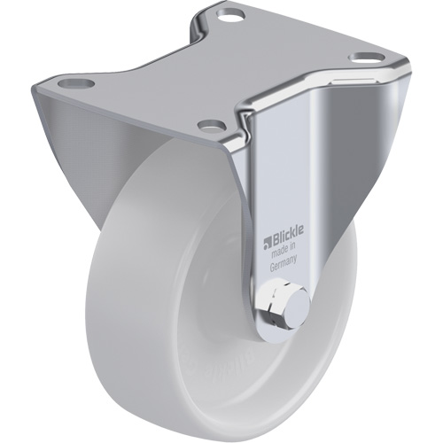 Roulette, Fixe, 4" (101,6 mm), Nylon, 440 lb (199,58 kg) Rock Safety Industrial Ltd