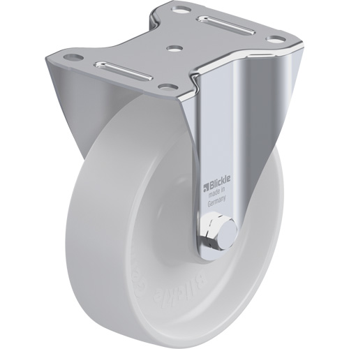 Roulette, Fixe, 6-5/16" (160,3375 mm), Nylon, 880 lb (400 kg) Rock Safety Industrial Ltd