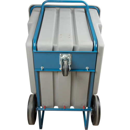 Chariot basculeur en acier, Poly&eacute;thyl&egrave;ne, 1,1 vg³, Capacit&eacute; de charge de 1250 lb Rock Safety Industrial Ltd