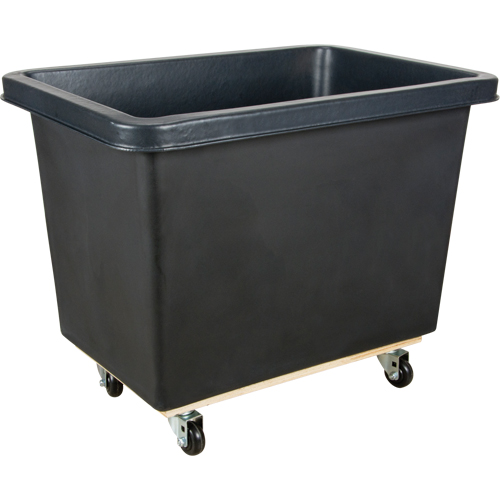 Tapered Wall Box Truck, Polyethylene, 37" L x 26" W x 30" H, 9 cu. ft. Volume, 500 lbs. Capacity Rock Safety Industrial Ltd