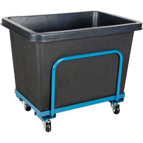 Tapered Wall Box Truck, Polyethylene, 37" L x 26" W x 30" H, 9 cu. ft. Volume, 800 lbs. Capacity Rock Safety Industrial Ltd
