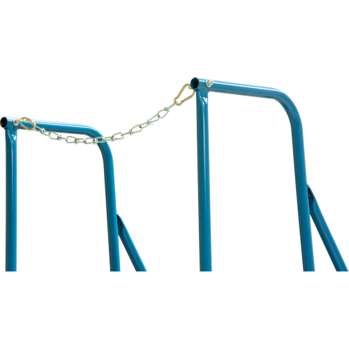 Escabeau roulant avec rails pour acc&egrave;s &agrave; une remorque, 4 marches, Largeur de la marche 22", Hauteur de la plateforme 37", Acier Rock Safety Industrial Ltd