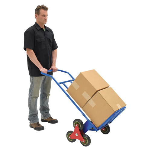 Diable monte-marches, Cadre en Acier, 24" la x 45-3/4" h, Capacit&eacute; de 300 lb Rock Safety Industrial Ltd