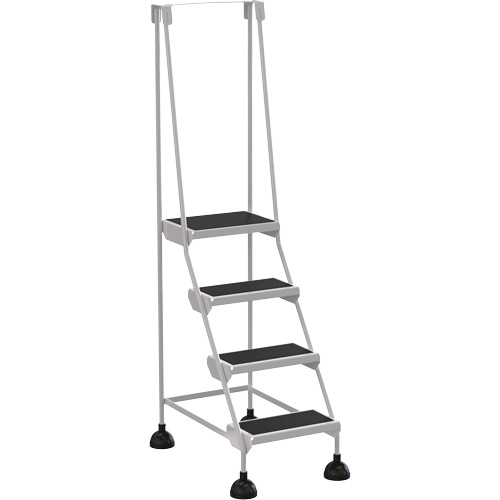 &eacute;chelles Stop-Step, 4 marches, Largeur de la marche 16", Hauteur de la plateforme 38-3/16", Acier Rock Safety Industrial Ltd