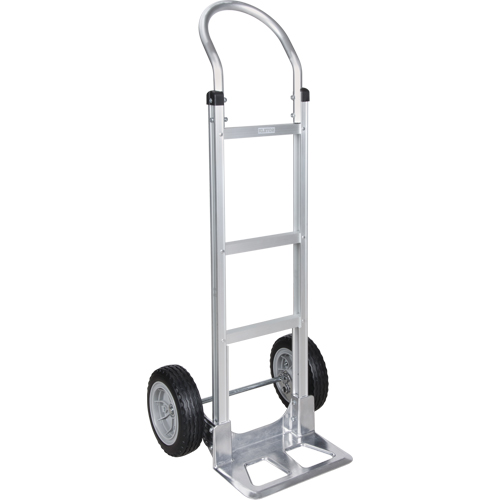 Knocked Down Hand Truck, Continuous Handle, Aluminum, 49-5/8" Height, 500 lbs. Capacity Rock Safety Industrial Ltd