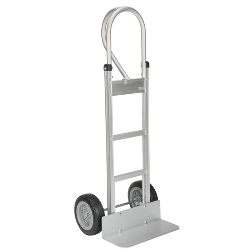 Knocked Down Hand Truck, P-Handle Handle, Aluminum, 52-1/8" Height, 500 lbs. Capacity Rock Safety Industrial Ltd