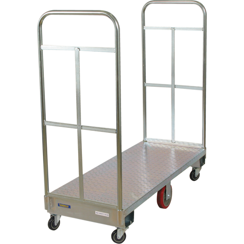 Chariot &agrave; plateforme U-Boat, 60" lo x 24" la x Capacit&eacute; 1750 lb, Roues en Polyur&eacute;thane Rock Safety Industrial Ltd