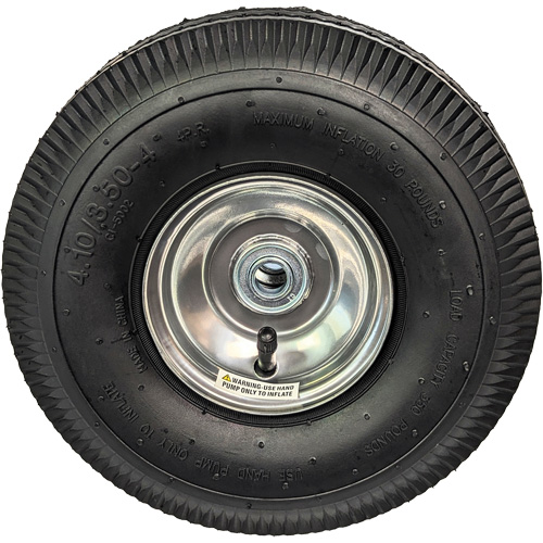 Replacement Pneumatic Tire for Hand Truck, 10" (254 mm), 350 lbs. Capacity Rock Safety Industrial Ltd