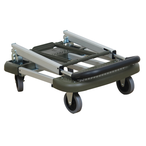Chariot &agrave; plateforme t&eacute;l&eacute;pliante, Aluminium, 330 lb, 29-1/2" lo x 17-1/2" la, Hauteur 36-1/2" Rock Safety Industrial Ltd
