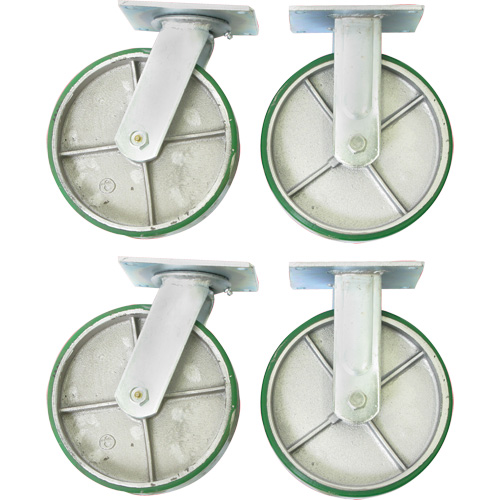 8" Caster Set for Platform Truck Rock Safety Industrial Ltd