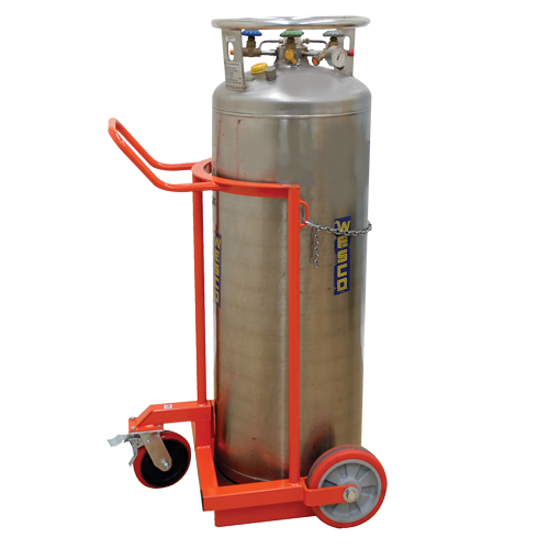 Large Liquid Gas Cylinder Truck LCC, Polyurethane Wheels, 20" W x 20" D Base, 1000 lbs. Rock Safety Industrial Ltd
