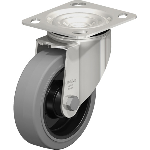 Roulette, Pivotant, 5" (127 mm), Caoutchouc, 330 lb (150 kg) Rock Safety Industrial Ltd