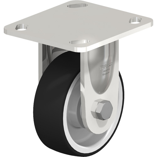 Roulette, Fixe, 4" (101,6 mm), Polyur&eacute;thane thermoplastique, 660 lb (300 kg) Rock Safety Industrial Ltd