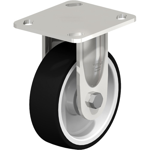 Roulette, Fixe, 5" (127 mm), Polyur&eacute;thane thermoplastique, 770 lb (349 kg) Rock Safety Industrial Ltd
