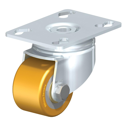 Roulette surbaiss&eacute;e, Pivotant, 2" (51 mm), Polyur&eacute;thane, 330 lb (150 kg) Rock Safety Industrial Ltd