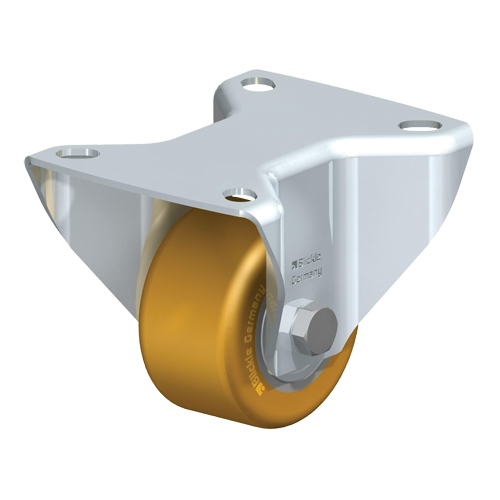 Roulette surbaiss&eacute;e, Fixe, 2" (51 mm), Polyur&eacute;thane, 440 lb (199,58 kg) Rock Safety Industrial Ltd