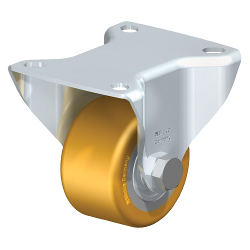 Roulette surbaiss&eacute;e, Fixe, 2-1/2" (63,5 mm), Polyur&eacute;thane, 440 lb (199,58 kg) Rock Safety Industrial Ltd
