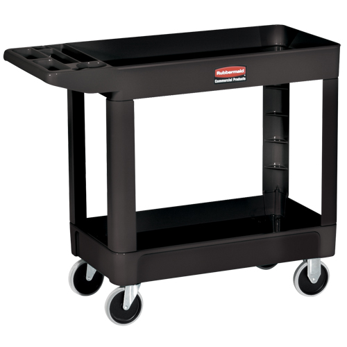 Heavy-Duty Utility Cart - 4520-89, 2 Tiers, 25-7/8" x 33-1/4" x 45-1/4", 500 lbs. Capacity Rock Safety Industrial Ltd
