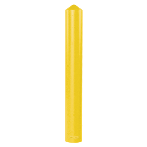 Smooth Bollard Cover, 6" Dia. x 56" L, Yellow Rock Safety Industrial Ltd