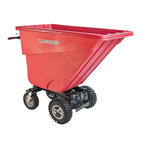 Chariot &agrave; bascule motoris&eacute;, Capacit&eacute; 13.5 cu.ft., 45" h x 26-1/2" la x 68" p Rock Safety Industrial Ltd