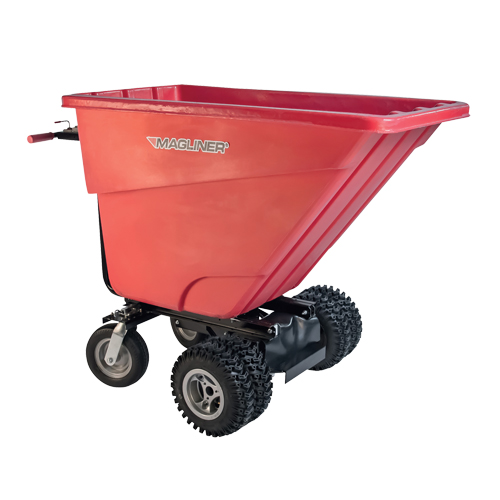 Chariot &agrave; bascule motoris&eacute;, Capacit&eacute; 13.5 cu.ft., 45" h x 33-1/2" la x 68" p Rock Safety Industrial Ltd