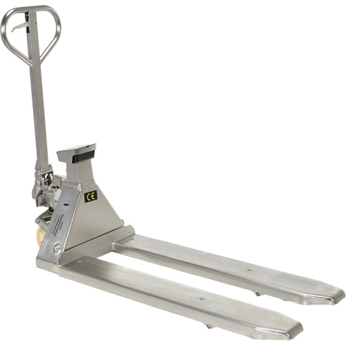Scale Pallet Truck, 45.69" L x 21.875" W, 5000 lbs. Cap. Rock Safety Industrial Ltd