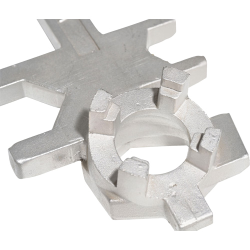 Cl&eacute; pour baril, Ouverture de 3/4"/2", Poign&eacute;e 9-1/2", Acier inoxydable Rock Safety Industrial Ltd