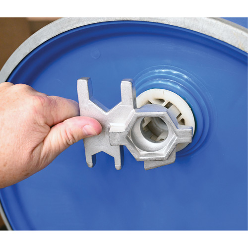 Cl&eacute; pour baril, Ouverture de 3/4"/2", Poign&eacute;e 9-1/2", Acier inoxydable Rock Safety Industrial Ltd