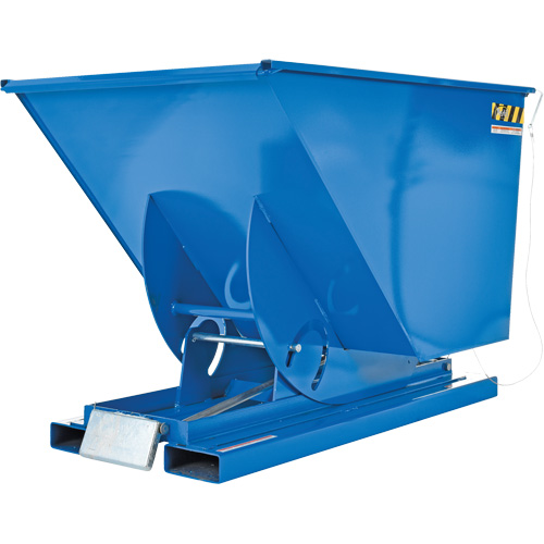 Conteneur autobasculeur, Acier, 1 vg³, Bleu Rock Safety Industrial Ltd