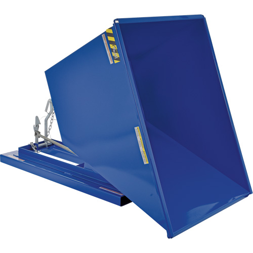 Conteneur autobasculeur, Acier, 1 vg³, Bleu Rock Safety Industrial Ltd