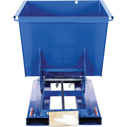 Conteneur autobasculeur, Acier, 1/2 vg³, Bleu Rock Safety Industrial Ltd
