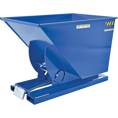 Conteneur autobasculeur, Acier, 1 vg³, Bleu Rock Safety Industrial Ltd