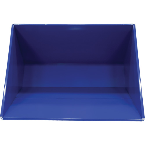 Conteneur autobasculeur, Acier, 3 vg³, Bleu Rock Safety Industrial Ltd
