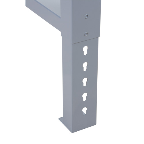 Pattes d'&eacute;tabli pour service industriel, Acier, 24" p x 34" h, Simple Rock Safety Industrial Ltd