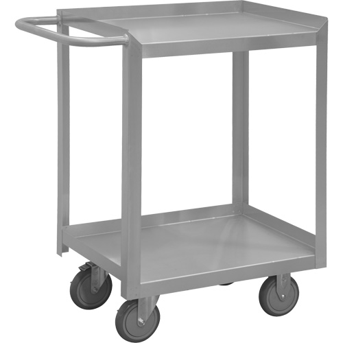 Chariot avec tablettes de calibre industriel, 2 Tiers, 24-1/8" la x 35" h x 54" p, Capacit&eacute; 1200 lb Rock Safety Industrial Ltd