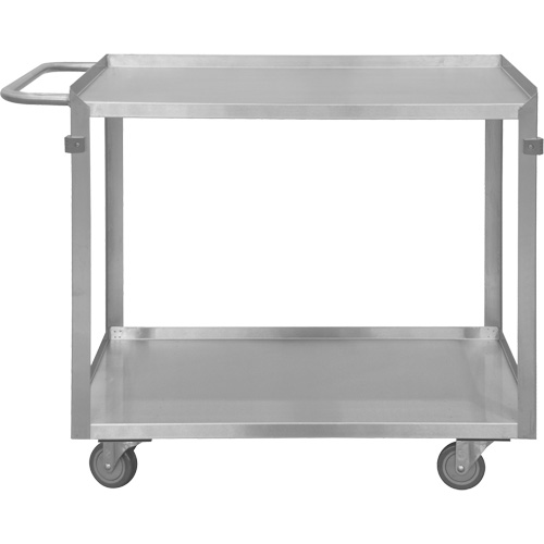 Chariot avec tablettes de calibre industriel, 2 Tiers, 22-1/2" la x 34" h x 42-7/16" p, Capacit&eacute; 600 lb Rock Safety Industrial Ltd