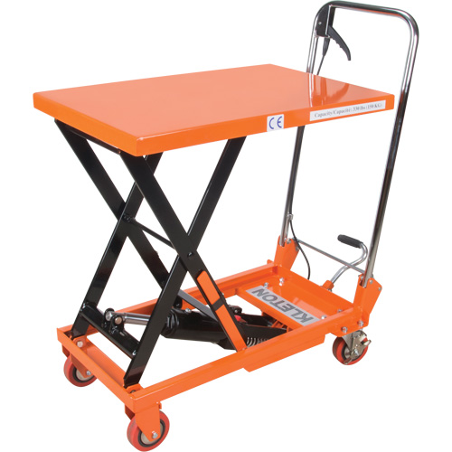 Hydraulic Scissor Lift Table, 27-1/2" L x 17-3/4" W, Steel, 330 lbs. Capacity Rock Safety Industrial Ltd