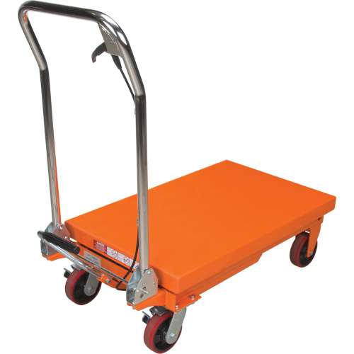 Hydraulic Scissor Lift Table, 32" L x 19-3/4" W, Steel, 660 lbs. Capacity Rock Safety Industrial Ltd
