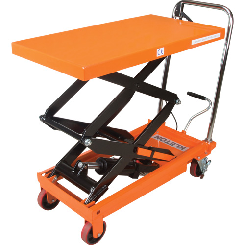 Hydraulic Scissor Lift Table, 35-3/4" L x 19-3/4" W, Steel, 770 lbs. Capacity Rock Safety Industrial Ltd