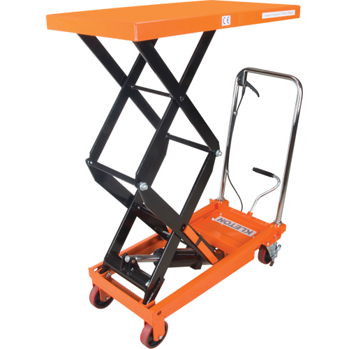 Hydraulic Scissor Lift Table, 35-3/4" L x 19-3/4" W, Steel, 770 lbs. Capacity Rock Safety Industrial Ltd