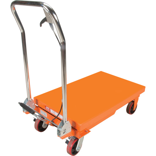 Hydraulic Scissor Lift Table, 32" L x 19-3/4" W, Steel, 1100 lbs. Capacity Rock Safety Industrial Ltd