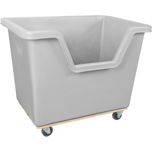 Easy Access Box Truck, Polyethylene, 45-3/4" L x 31-1/4" W x 37-3/4" H, 22 cu. ft. Volume, 1000 lbs. Capacity Rock Safety Industrial Ltd
