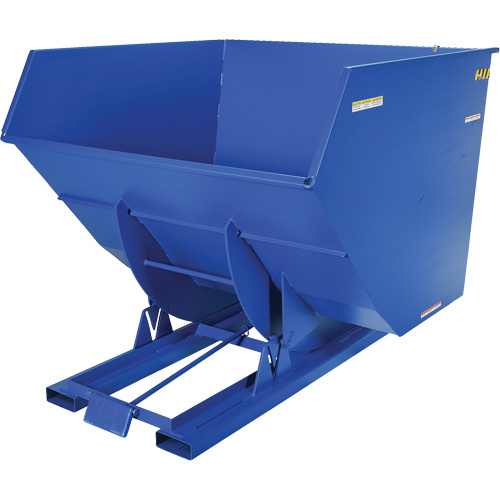 Conteneur autobasculeur, Acier, 4 vg³, Bleu Rock Safety Industrial Ltd