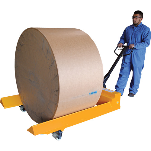 Transpalette pour mat&eacute;riaux en rouleaux, Acier, 48" lo x 7,5" la, Capacit&eacute; 4000 lb Rock Safety Industrial Ltd