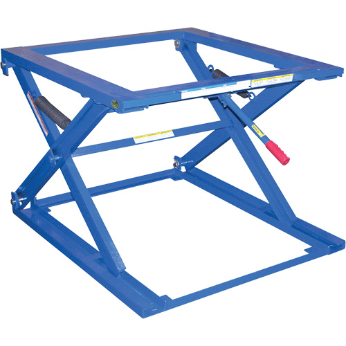 Adjustable Pallet Stand, 42-1/2" L x 40" W, 5000 lbs. Cap. Rock Safety Industrial Ltd