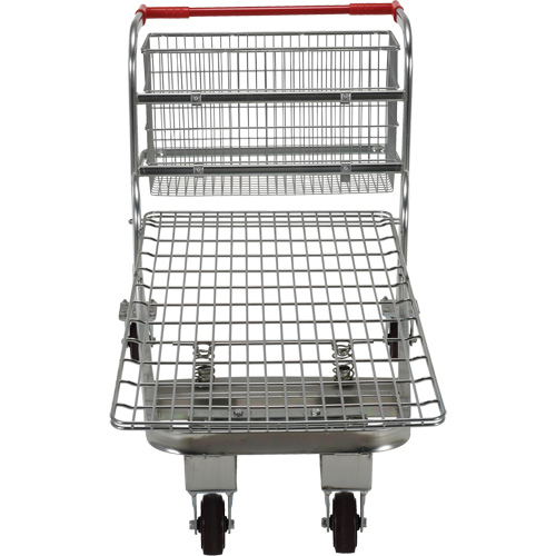 Chariot en treillis emboîtable, Acier, 28-3/4" x 37-1/16" x 59-5/8", Capacit&eacute; 275 lb Rock Safety Industrial Ltd
