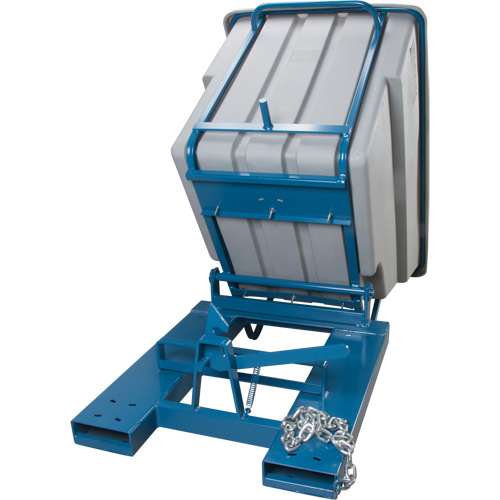 Conteneurs autobasculeurs, Poly&eacute;thyl&egrave;ne, 1-1/10 vg(3), Gris Rock Safety Industrial Ltd