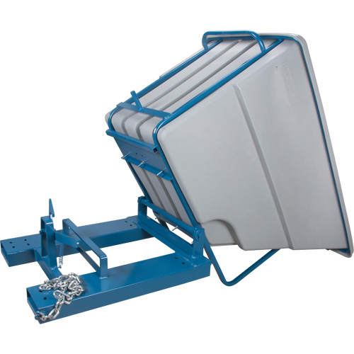 Conteneurs autobasculeurs, Poly&eacute;thyl&egrave;ne, 1-1/10 vg(3), Gris Rock Safety Industrial Ltd